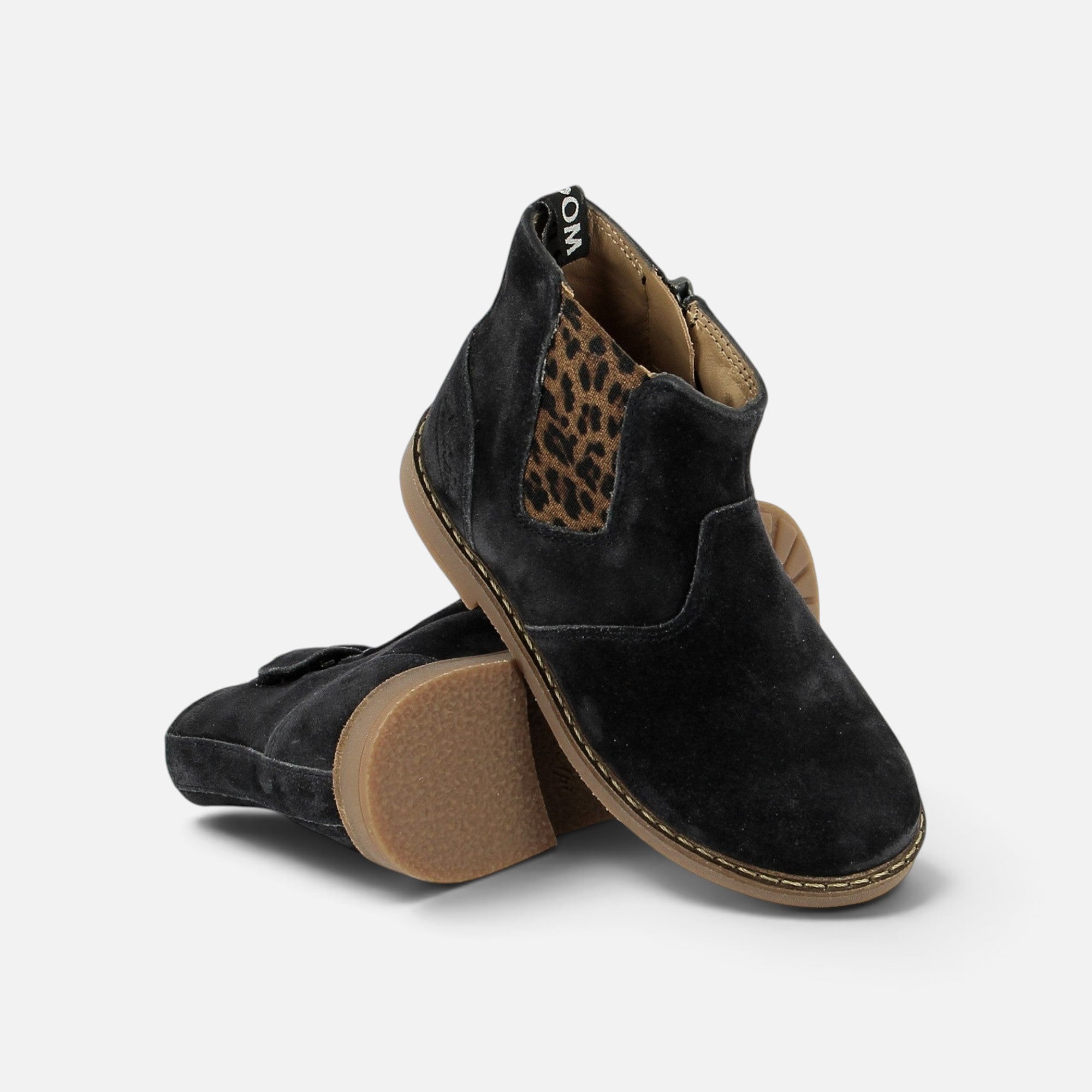 pom-d-api-trip-new-jodzip-chelsea-boots-fille-coal-velours-l-opard image 3